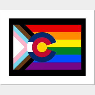 Colorado Progress Flag Posters and Art